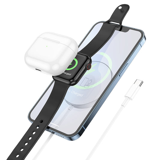 3-in-1 Portable Magnetic Wireless Charger