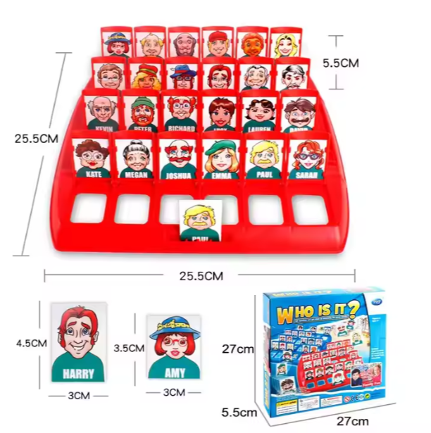 Guess Who Challenge Board Game