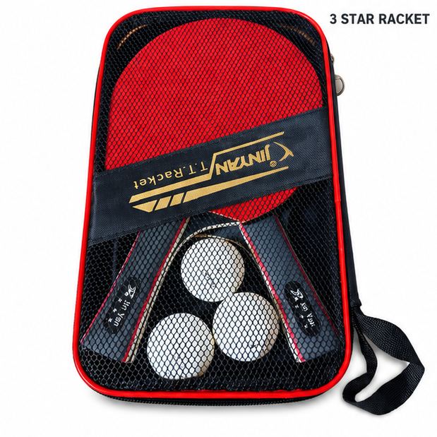 Table Tennis Racket & Net Set ā 3-Star & 6-Star
