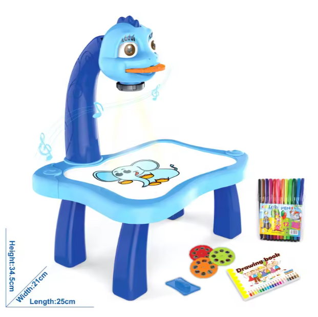 🎨 ArtGlow LED Projector Desk