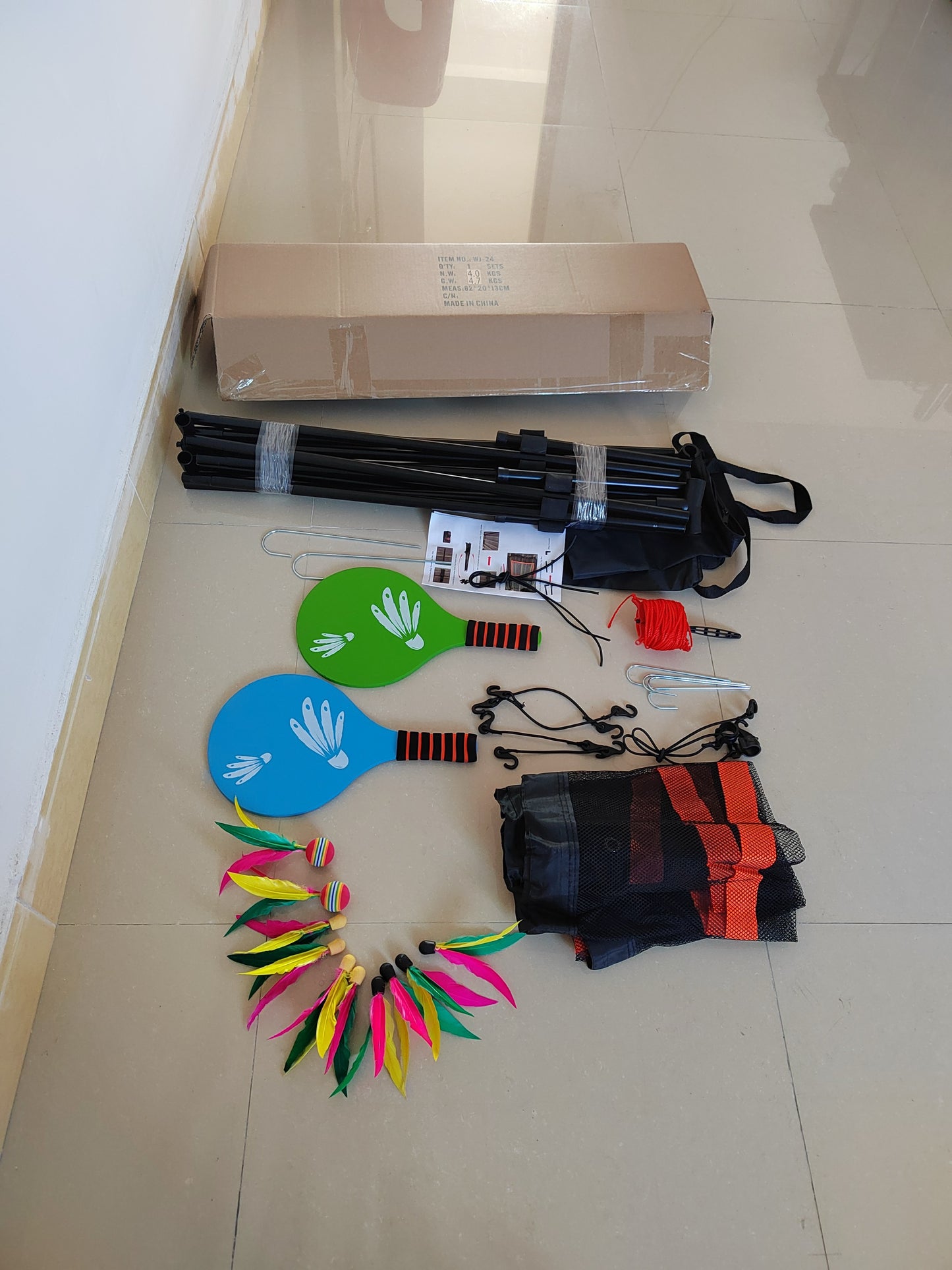 Portable Badminton Net Set for Adults