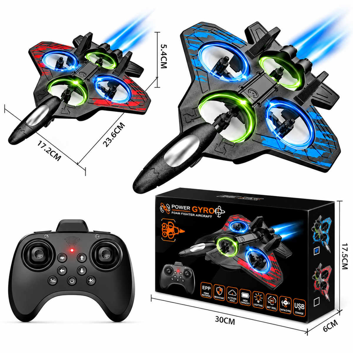 RC Stunt Fighter Plane ā EPP Foam