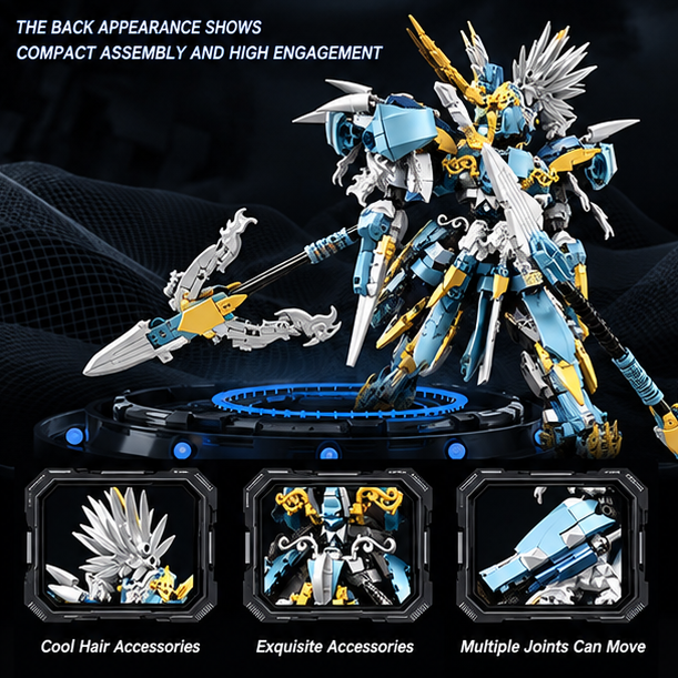 Legendary Mecha Building Block Sets – Nezha, Zhao Yun & Liu Bang