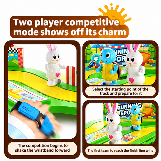 Motion-Sensing Horse Racing Track Set