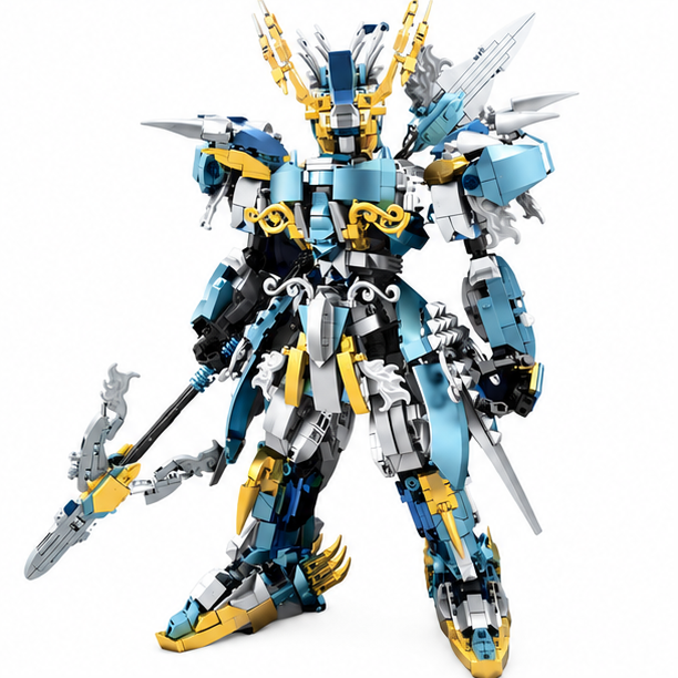 Legendary Mecha Building Block Sets – Nezha, Zhao Yun & Liu Bang