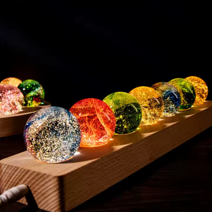 Radiant Crystal Sphere Set