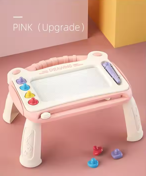 🖍️ Children's Reusable Magnetic Drawing Board – Portable Plastic Wordpad