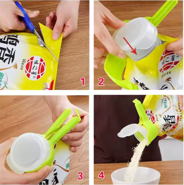 ClipMaster 4-Piece Multipurpose Bag Clip Set