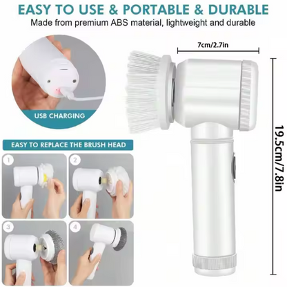 PowerScrub Electric Spin Brush Set