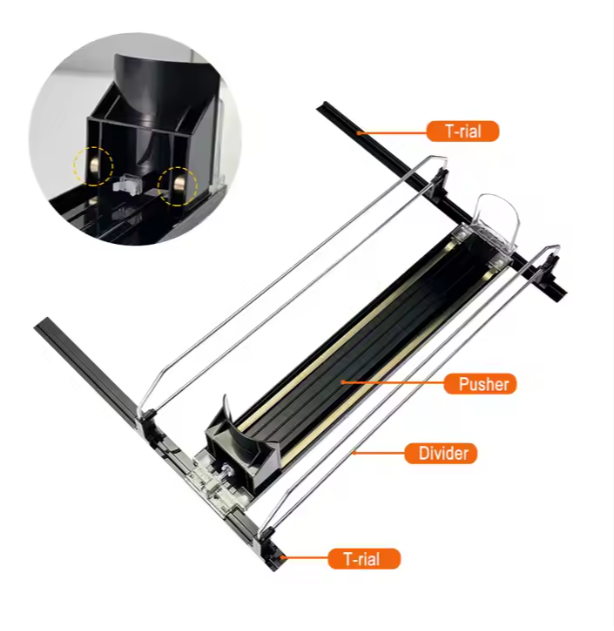 TripleFlow Bottle Dispenser – 3‑Lane Kitchen Organizer