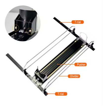 TripleFlow Bottle Dispenser – 3‑Lane Kitchen Organizer