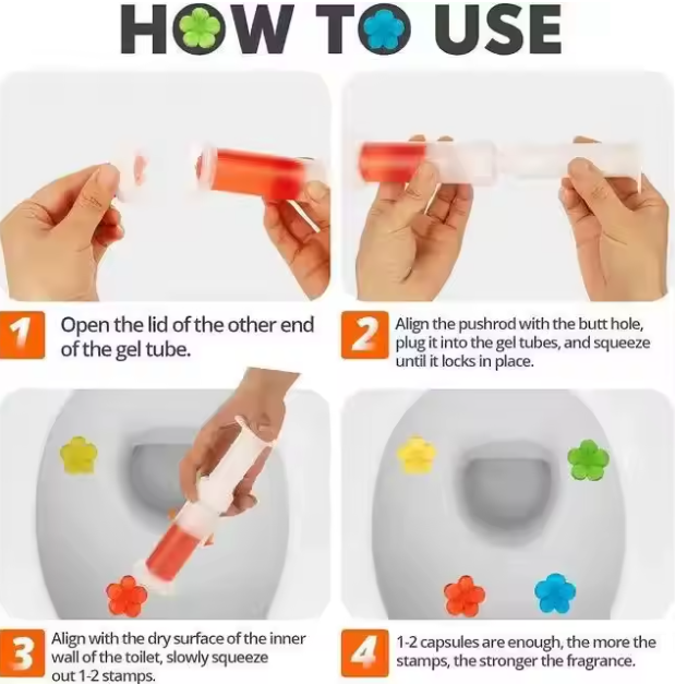 ToiletGel Self-Stick Deodorant Cleaner