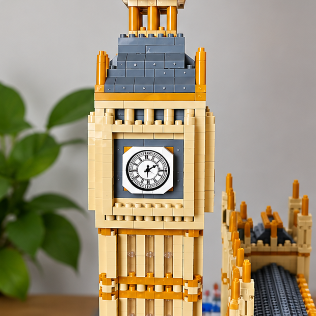 World Landmarks Mini Building Blocks – Great Pyramid, Big Ben & Leaning Tower of Pisa