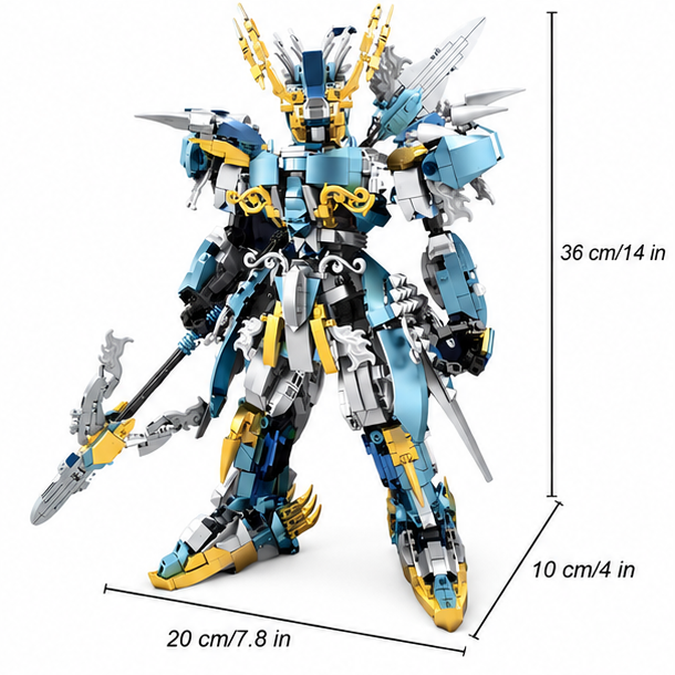 Legendary Mecha Building Block Sets – Nezha, Zhao Yun & Liu Bang