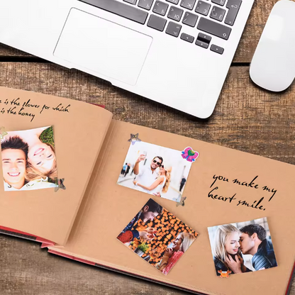 “Our Adventure” DIY Scrapbook Album – Retro Edition