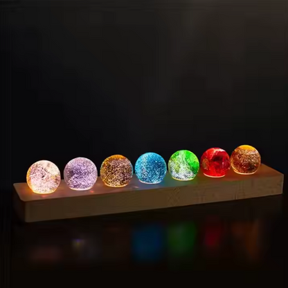 Radiant Crystal Sphere Set