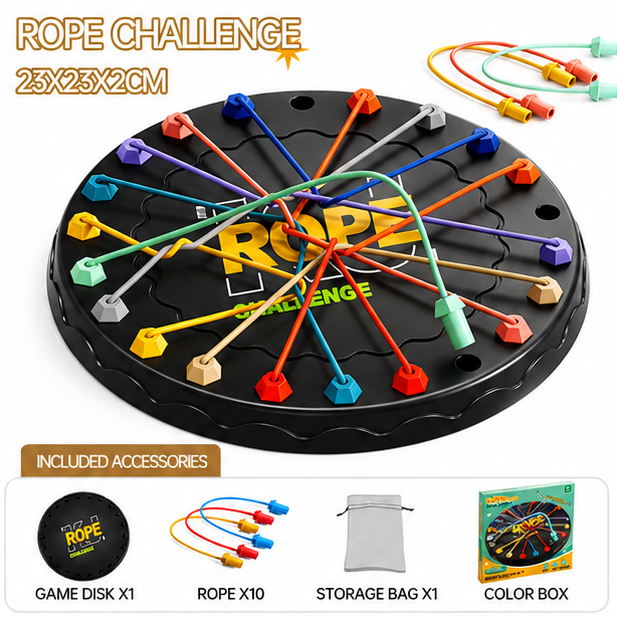 Interactive Rope Puzzle Game