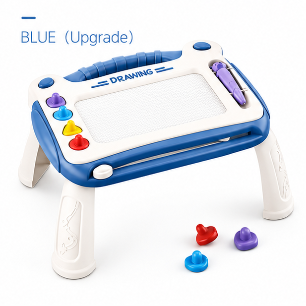 🖍️ Children's Reusable Magnetic Drawing Board – Portable Plastic Wordpad