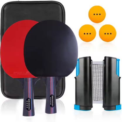 🏓 Retractable Net Table Tennis Racket Set