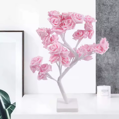 Colorful LED Rose Tree Lamp – Ambient Decorative Edition