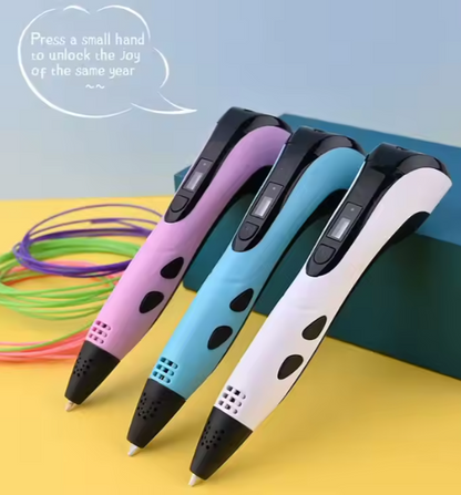 🖍️ Kids 3D Pen with LCD Screen – Creative Drawing Pen for Children