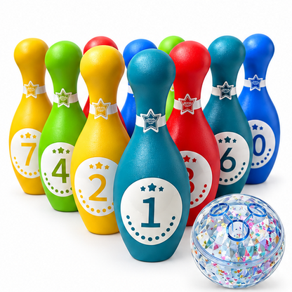 Mini Bowling Play Set – 11 Pieces