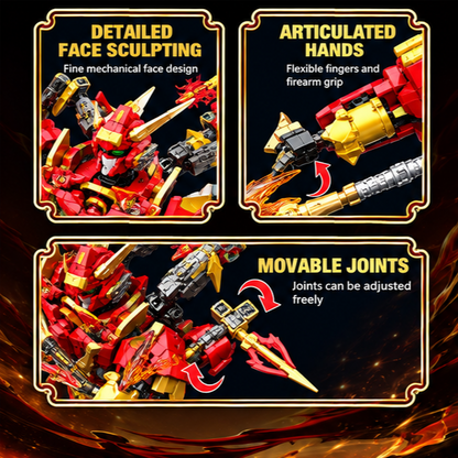 Legendary Mecha Building Block Sets – Nezha, Zhao Yun & Liu Bang