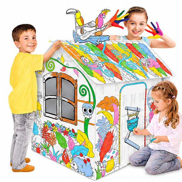 DIY Doodle House – Creative Kids Playhouse