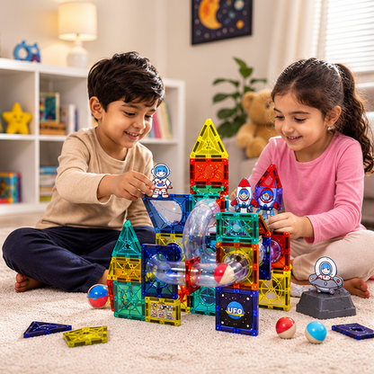 Space Magnetic Building Set – 68 Pieces