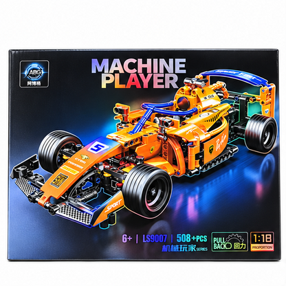 1:18 Building Block Cars – Racing, Sports, Off-Road & Police Car Sets