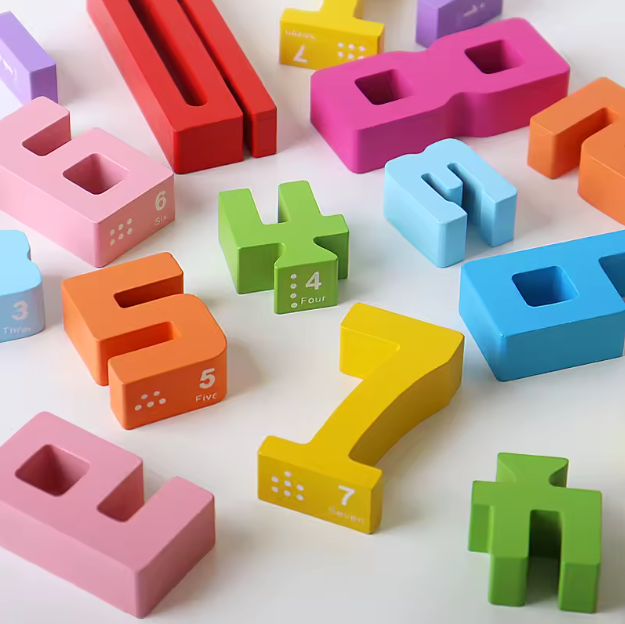 Number Stack Balance Blocks – 20-Piece Educational Edition