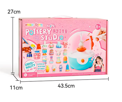 🎨 Mini Pottery Studio All-in-One Kids Ceramic Craft Set