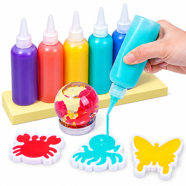 3D DIY Water Art Kit – Create Colorful Squishy Shapes