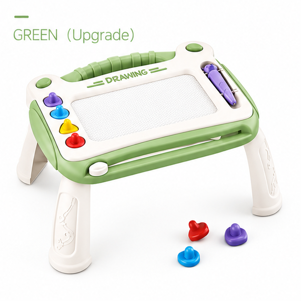 🖍️ Children's Reusable Magnetic Drawing Board – Portable Plastic Wordpad