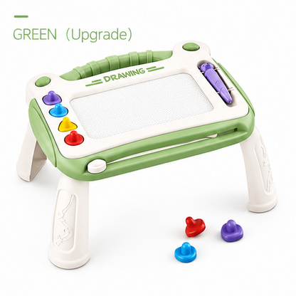 🖍️ Children's Reusable Magnetic Drawing Board – Portable Plastic Wordpad
