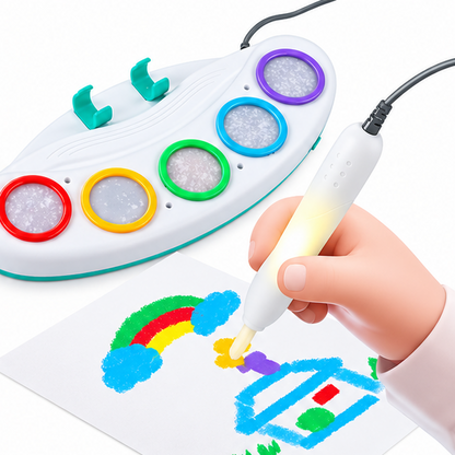 Magic Light Pen Art Set – 21 Magical Papers