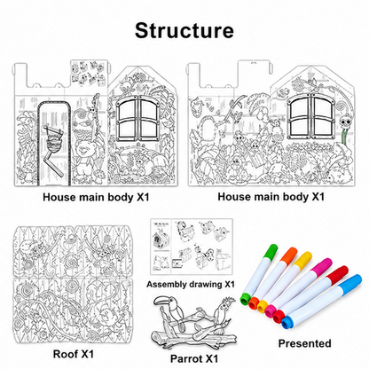 DIY Doodle House – Creative Kids Playhouse
