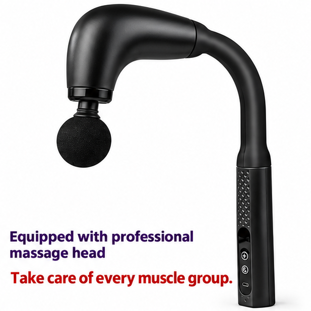 Professional Fascia Massage Gun – 4 Heads