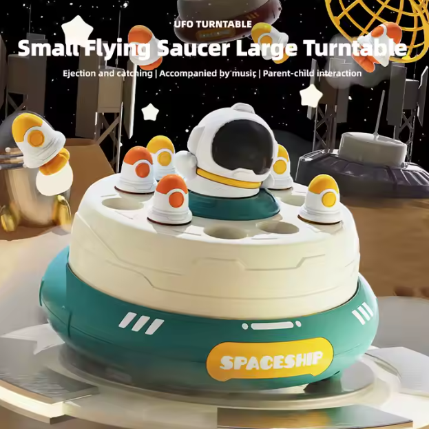 Flying Disc Launcher Toy for Kids