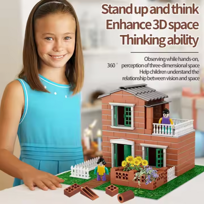 🌿 Garden Villa DIY Building Block Set – 165 & 440 Pieces Editions