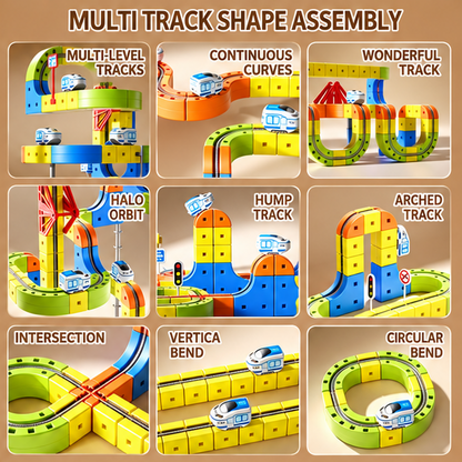 Magnetic Levitation Track Train Set – 80 & 168 Pieces