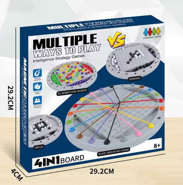 🧠 BrainTwist 4-in-1 Magnetic Challenge Set