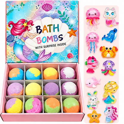 Bath Bomb Gift Set – Surprise Toy Inside