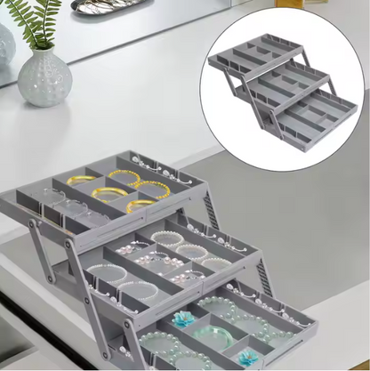 StashSpace 3‑Tier Jewelry & Accessory Drawer Organizer