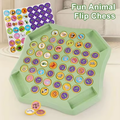 Animal Flip & Match Board Game – Educational Edition