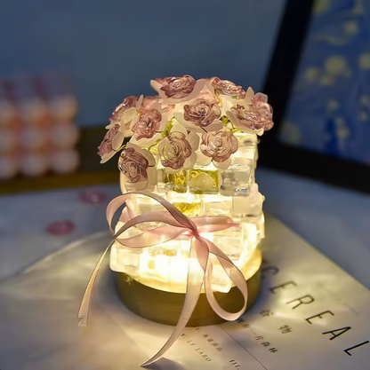 RoseGlow DIY Flower Lamp
