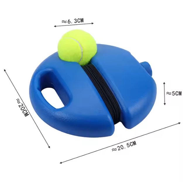 Tennis Training Set: Racket with Rebounder & Elastic Rope Ball Trainer