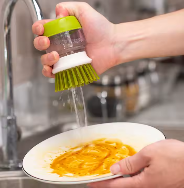 DishMate Automatic Soap Dispenser & Brush