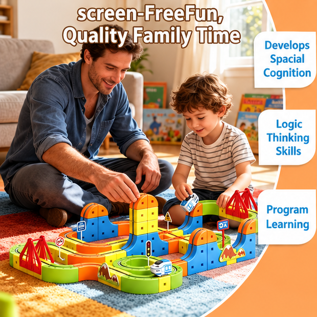 Magnetic Levitation Track Train Set – 80 & 168 Pieces