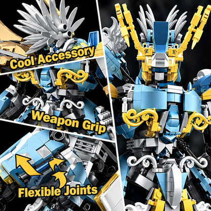 Legendary Mecha Building Block Sets – Nezha, Zhao Yun & Liu Bang